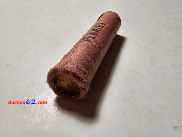 Lot 44-4070b - ORIGINAL BANK ROLL OF 1965 LINCOLN MEMORIAL CENTS-BRILLIANT UNCIRCULATED.-NT