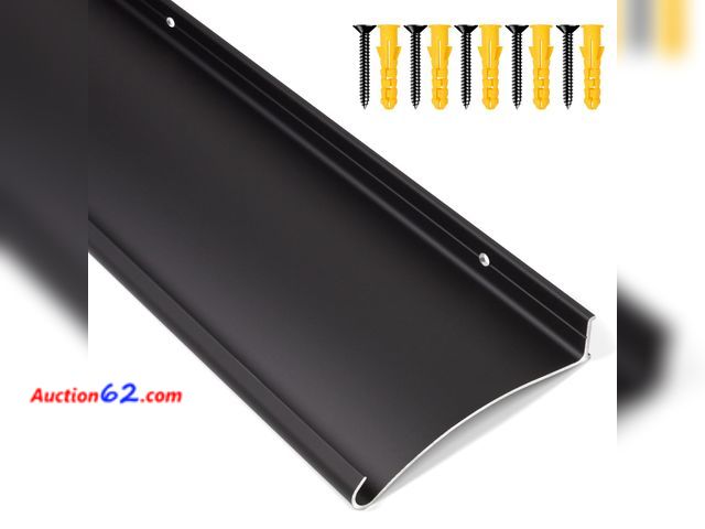 Lot 44-411 - Orechic Heavy-Duty Aluminum Door Rain Drip Guard, 4″ Extra-Wide and Thickened Window Door Rain Deflector, Size 40″ Length, 4″ Wide, 0.8″Heig...