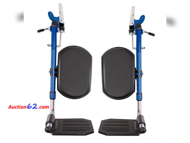 Lot 44-4051f - Wheelchair Lift Leg Rest，Wheelchair Foot Rest，Drive Wheelchair Parts ，for Standard Wheelchairs（1pair） Appears New, A basic inspection has be...