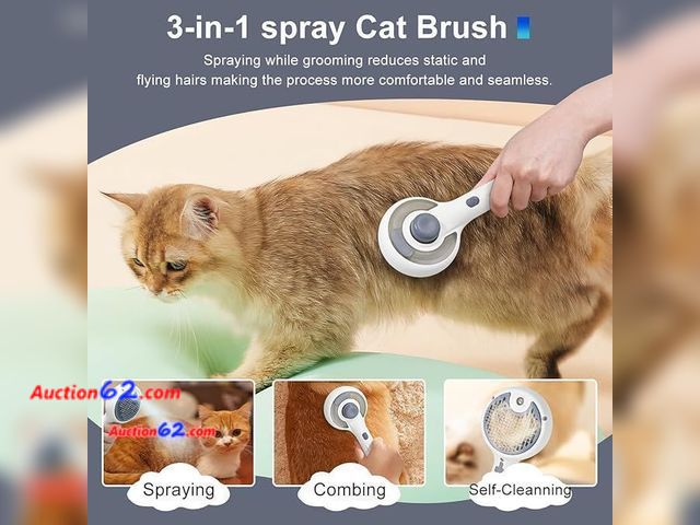 Lot 44-9012i - Pet Spray Hair Comb Appears New, A basic inspection has been given to this item. Sold AS-IS.