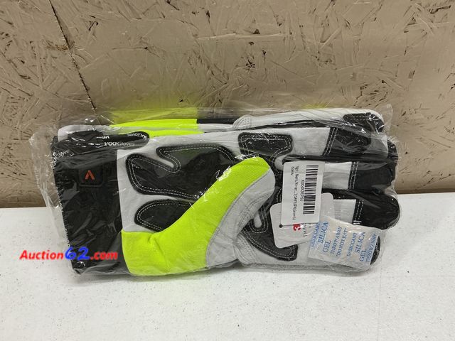 Lot 44-9155 - Retail of $37- Size Large Vgo... Men's Winter Work Gloves,Waterproof,Leather Palm,Touchscreen Compatible for Construction,Outdoor,EN388 Leve...