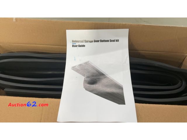 Lot 44-1558o - Universal Garage Door Bottom Seal Kit See All Photo's Not Tested Appears New, A basic inspection has been given to this item. Sold AS-IS.
