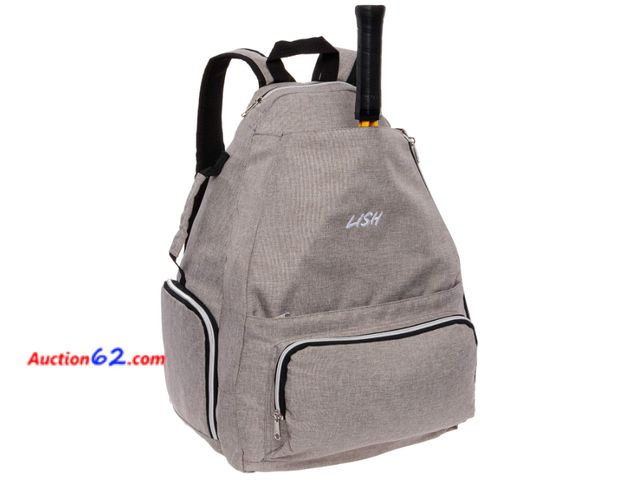 Lot 44-3155b - Lot of 2 Bags - New with Tags - LISH Game Point Backpack w/Shoe Compartment - Racket Holder Equipment Bag for Tennis, Racquetball, Squash - ...