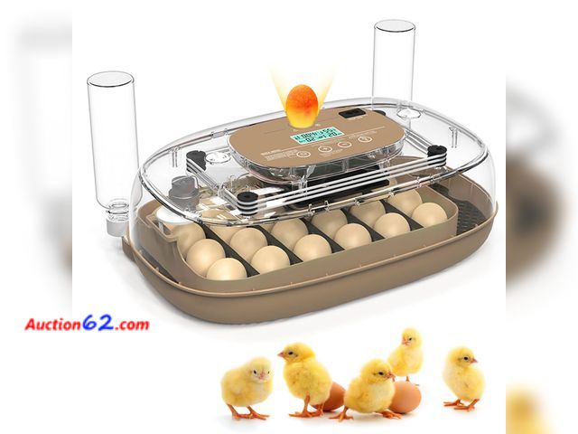 Lot 44-1660w - Incubators for Hatching Eggs, 24 Egg Incubator with Automatic Turning and Humidity Control, 360° View Incubadora De Huevos De Gallina, Egg C...