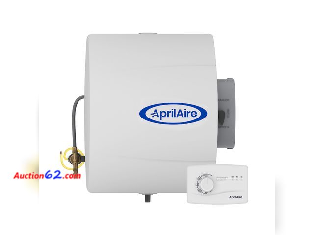 Lot 44-752i - $254.99 Retail price - AprilAire 400M Whole-House Humidifier, Manual Water Saver Furnace Humidifier, Large Capacity Whole-House Humidifier f...