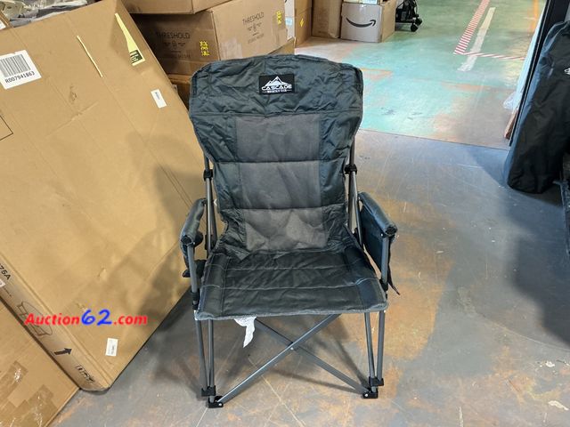 Lot 44-997e - Cascade Mountain Tech Camping Chair with Carry Bag Not Tested See All Photo's E-Commerce Return, A basic inspection has been given to this i...