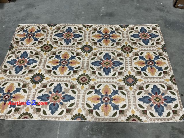 Lot 44-278 - Threshold Geometric Medallion Area Rug See All Photo's E-Commerce Return, A basic inspection has been given to this item. Sold AS-IS.