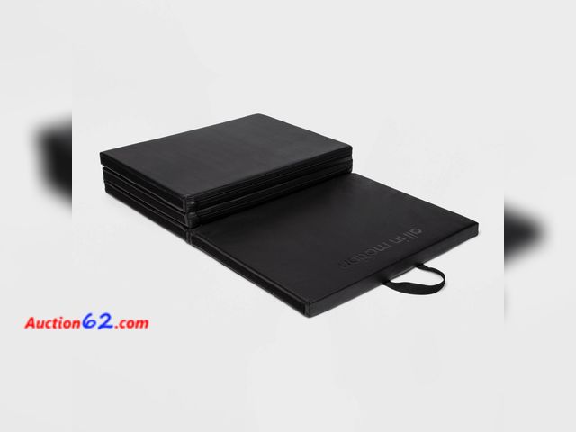 Lot 44-1746j - Vinyl Fitness Mat - All in Motion™: Polyethylene Foam Gym Floor Mat Not Tested See All Photo's Appears New, A basic inspection has been give...