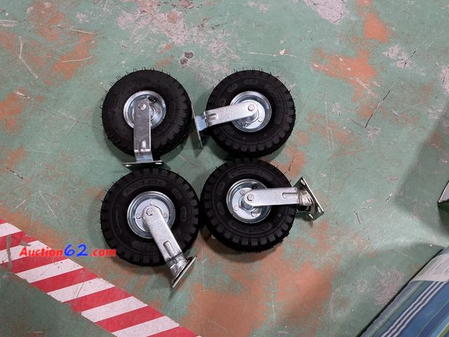 Lot 44-1721b - $80 Retail price - Swivel Casters - Pneumatic Wheels - Heavy Duty, 6-inch, Set of 4 See All Photo's Not Tested E-Commerce Return, A basic in...