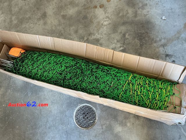 Lot 44-108m - $199.98 Retail price - ANDMON Electric Poultry Netting, 48" x 164' Electric Fence Netting with Double Spiked Fiberglass Posts, Electric Chic...