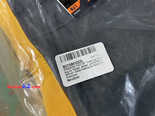 Lot 44-921 - POWERTEC 71411 59" Track Saw Guide Rail Bag for Makita, and DEWALT, W/Dual-Sided Padding for Secure Rail Placement Not Tested Appears New, A...