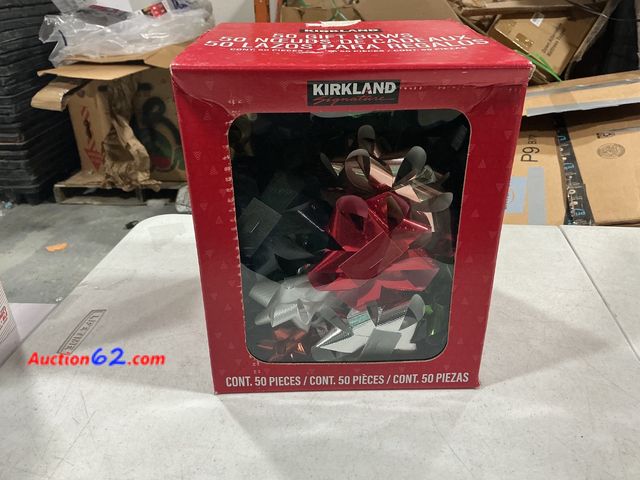 Lot 44-1224j - Kirkland Signature 50 Gift Bows See All Photo's Not Tested E-Commerce Return, A basic inspection has been given to this item. Sold AS-IS.