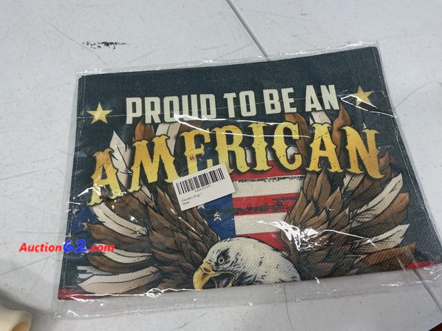 Lot 44-2946e - Proud to be an American Garden Flag - 250 Years of Freedom Appears New, A basic inspection has been given to this item. Sold AS-IS. Not Test...