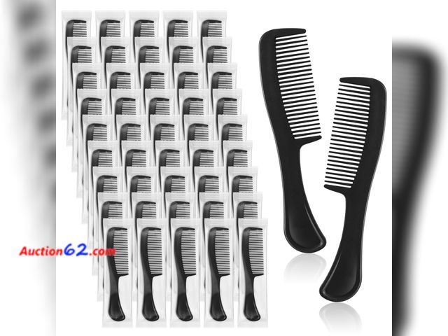 Lot 44-9049 - Lomgwumy Combs Bulk, Black Fine And Wide Tooth Comb (100-PACK) Appears New, A basic inspection has been given to this item. Sold AS-IS. New ...