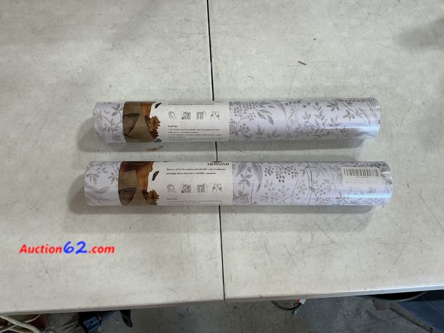 Lot 44-1109m - HEROAD Wallpaper Rolls - Floral Pattern See All Photo's Not Tested Appears New, A basic inspection has been given to this item. Sold AS-IS.