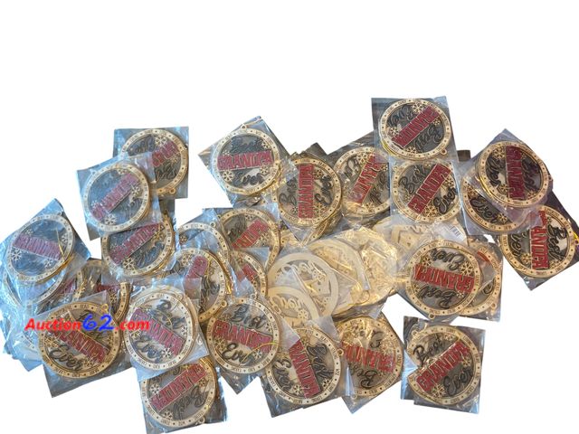 Lot 44-9135j - Lot of “Best Grandpa Ever” Ornaments  Appears New, A basic inspection has been given to this item. Sold AS-IS.
