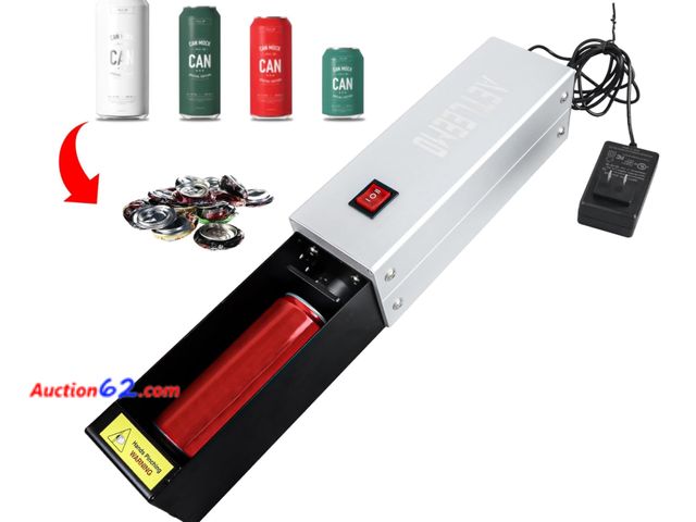 Lot 44-1784 - Electric Can Crusher,Can Crusher Electric For Recycling 12oz&amp;16oz Metal Aluminum Cans,Aluminum Seltzer, Soda, Beer Cans and Bottles,Eco-...