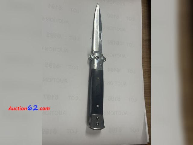 Lot 44-6017o - Folding knife with belt clip heavy. Approx 5 in closed. New. Pre priced $20 from store closing. No box. See All Photo's Tested & Working Unm...