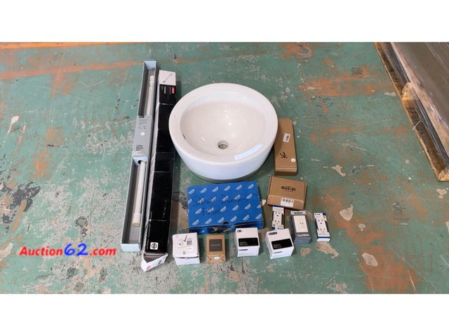 Lot 44-1683m - $150 Retail price - Assorted Plumbing and Electrical Fixtures Lot - Grohe, Delta, Lutron, Eaton See All Photo's Not Tested E-Commerce Return...