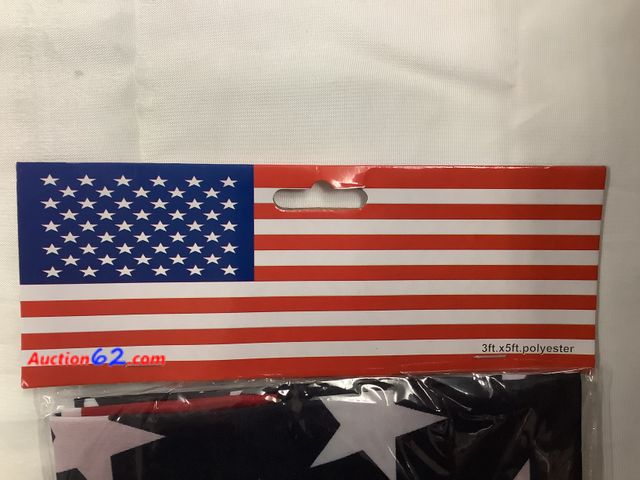 Lot 44-6251w - 3ft.x5ft. American Flag, New. See All Photo's Not Tested Never opened, Factory Sealed
