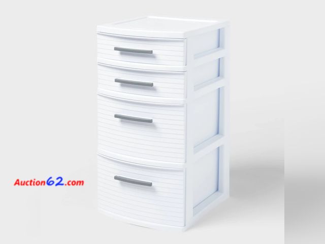Lot 44-4027o - Lot Of 3 - 4 Drawer Medium Tower White - Brightroom E-Commerce Return, A basic inspection has been given to this item. Sold AS-IS. See All P...