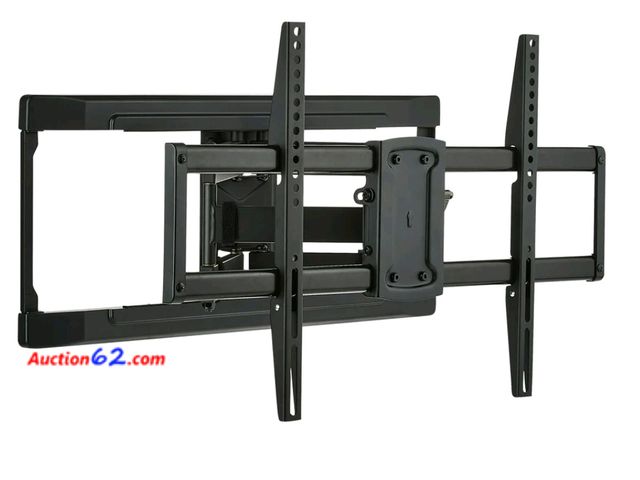 Lot 44-7065m - onn Full motion TV wall mount 50" to 86" TVs, UL listed, swivel ± 45º, up to +15/-15º tilting Appears New, A basic inspection has been given...