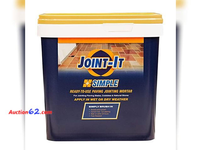 Lot 44-1648e - $139 Retail price - Joint-It Simple Neutral – Better Polymeric Sand Alternative, Haze-Free Patio Jointing Sand for Flagstones and Pavers, We...