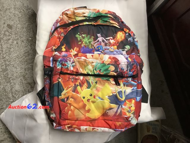 Lot 44-6116 - Pokémon travelers 17inch Backpack Appears New, A basic inspection has been given to this item. Sold AS-IS. See All Photo's Not Tested