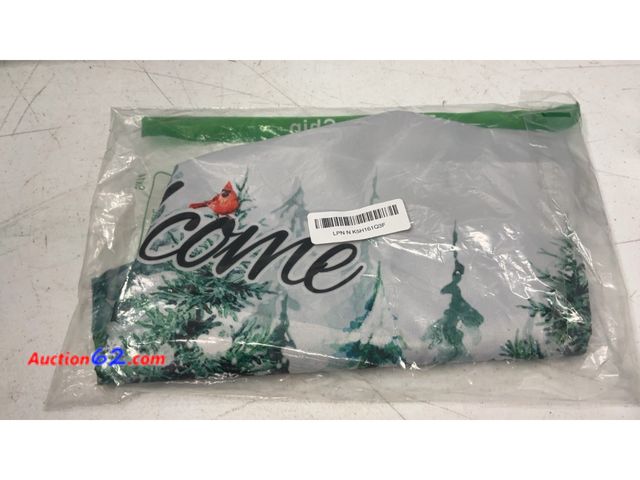 Lot 44-2758f - Christmas Cardinal Welcome Mat Appears New, A basic inspection has been given to this item. Sold AS-IS. Not Tested See All Photo's