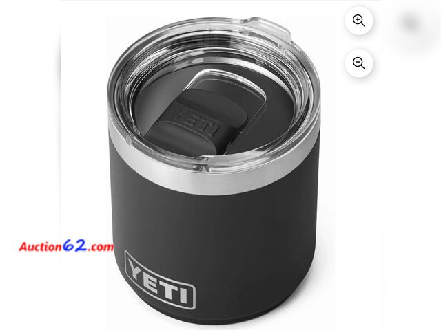 Lot 44-6621w - YETI Ramble 10oz Lowball with Magslider Lid Appears New, A basic inspection has been given to this item. Sold AS-IS.