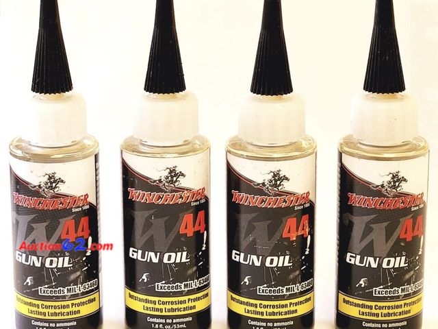 Lot 44-6070j - 4 1.8 fl. Oz. Bottles of Winchester 44 gun oil. See All Photo's Not Tested Never opened, Factory Sealed