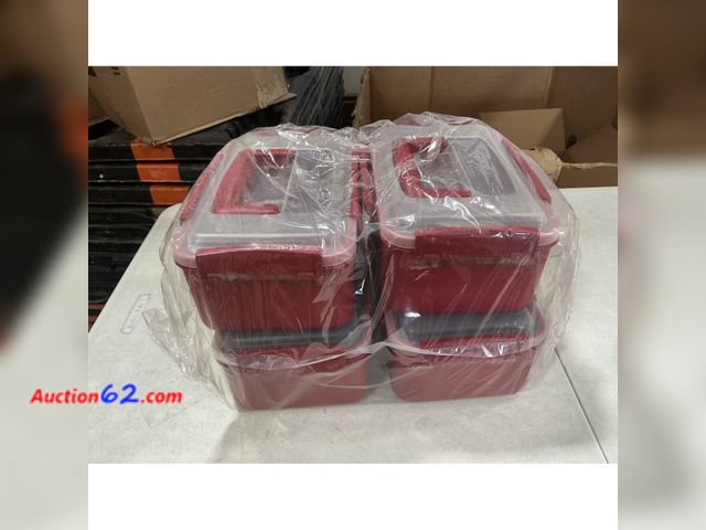 Lot 44-1137j - Kimchi Keeper Food Storage Containers - Set of 4 Appears New, A basic inspection has been given to this item. Sold AS-IS. Not Tested