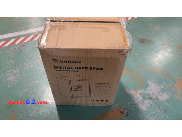Lot 44-1711e - Bonsaii Large Safe Box 1.8 Cubic Feet with Digital Lock, Steel Security Safe Box with Removable Shelf for Home, Office, Cash, Valuables, Jew...