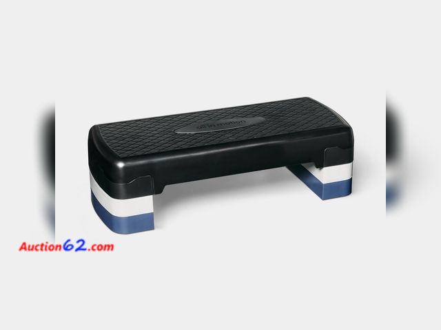 Lot 44-630j - Adjustable 7.6" Step Deck - All in Motionâ„¢: Polypropylene, 300lb Capacity, Total Body Workout
 Not Tested See All Photo's Appears New, A b...