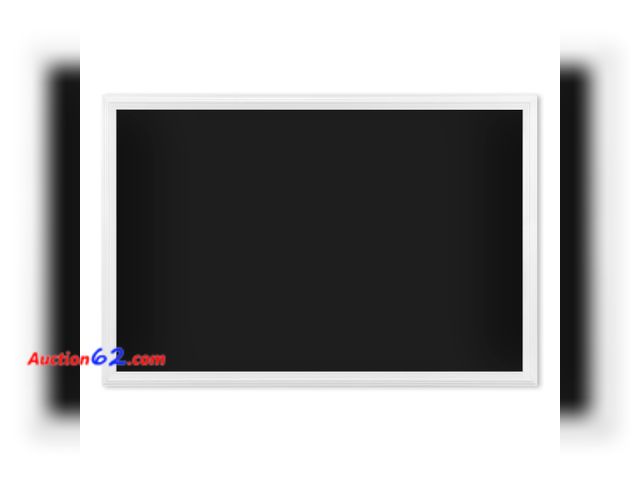 Lot 44-1178j - U Brands 20" x 30" Magnetic Chalkboard with White Wood Frame, Blackboard Surface, Wall Mountable, Home, Classroom &amp; Office Organization,...