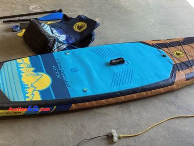 Lot 44-161g - Body Glove Performer 11’ GTS Inflatable Paddle Board Package- May Be Missing Accessories, Pump Is Not Included - E-Commerce Return, A basic ...