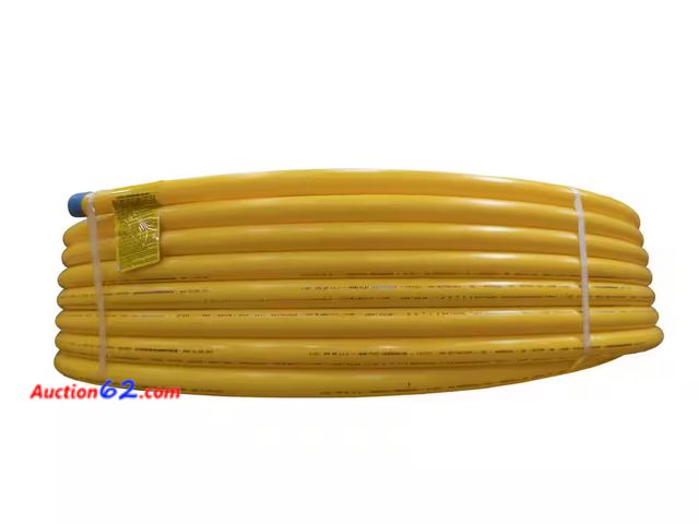 Lot 44-87g - Retail of $360- HOME-FLEX 1 in. IPS x 500 ft. DR 11 Underground Yellow Polyethylene Gas Pipe Appears New, A basic inspection has been given ...