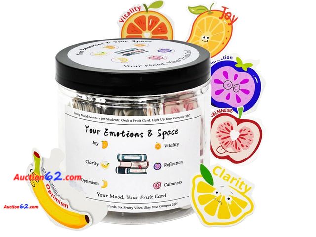 Lot 44-9083o - Lot of (5) 60 Positive Cards Jar, Motivational Gift Appears New, A basic inspection has been given to this item. Sold AS-IS.