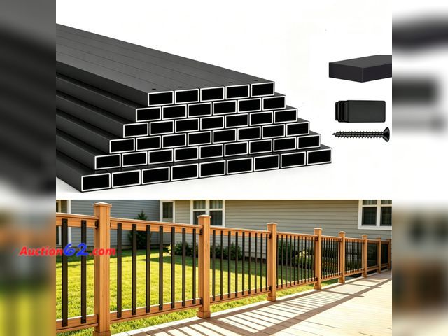 Lot 44-378M - HZIU 50 Pack 36" Deck Balusters，Stainless Steel Deck Railing Kit See All Photo's Appears New, A basic inspection has been given to this item...
