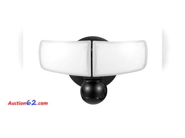 Lot 44-1388m - MaxDetect 240° Black Motion Sensing Wired Outdoor 2-Head LED Security Flood Light 2000 Lumens with 5CCT and DualBrite Not Tested See All Pho...