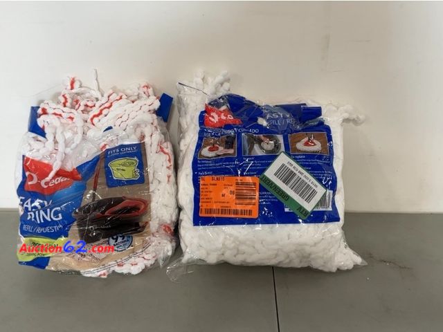 Lot 44-1540j - O-Cedar Easy Wring Mop Refills - 2 Pack Not Tested See All Photo's E-Commerce Return, A basic inspection has been given to this item. Sold A...