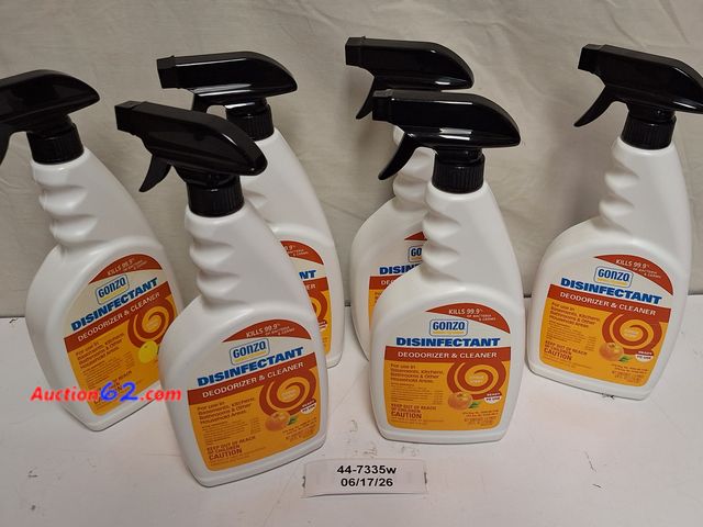 Lot 44-7335w - Lot of (6)  Weimar disinfectant citrus 24 fl.oz,  E-Commerce Return, A basic inspection has been given to this item. Sold AS-IS.