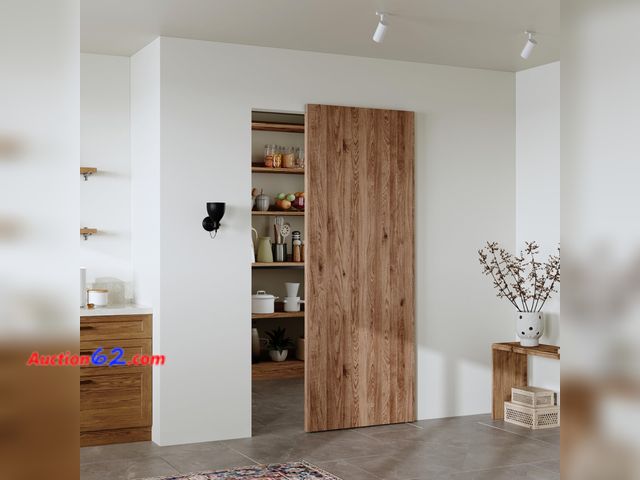 Lot 44-1668w - $99.89 Retail price - CEAKIAN 32" Concealed Sliding Barn Door Hardware Kit with Soft Close Mechanism for 24in Passage Opening, Hidden Slidin...