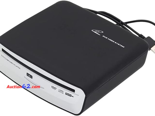 Lot 44-9042g - Retail of $55- Car External Universal CD Player USB External Car Slot-Load CD Player Compatible with Android Navigation (Android Version 4.4...