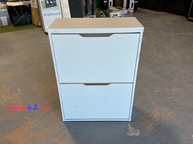 Lot 44-991j - Shoe Cabinet Storage Organizer See All Photo's E-Commerce Return, A basic inspection has been given to this item. Sold AS-IS. Not Tested Use...