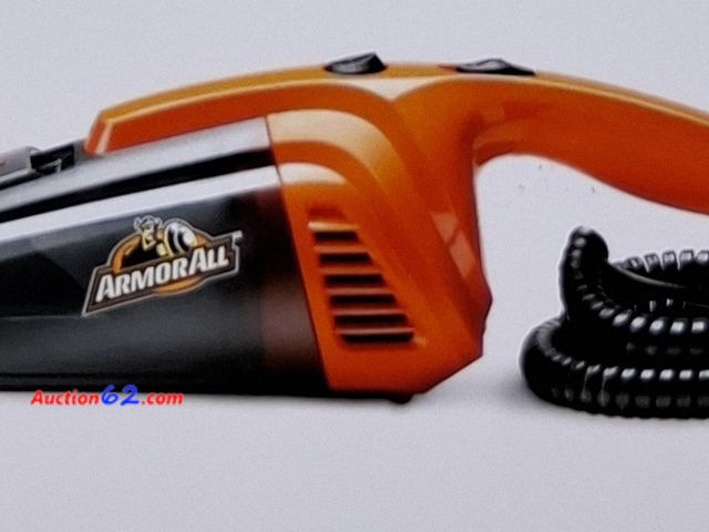Lot 44-7495a - Armor All 12V handheld vacuum cleaner E-Commerce Return, A basic inspection has been given to this item. Sold AS-IS. Not Tested