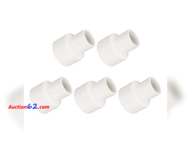 Lot 44-748 - METALLIXITY PVC Duct Reducer, (32mm to 20mm) 5Pcs, PVC Pipe Increaser DWV Reducing Coupling - for Water Supplies Build, DIY, Garden Shelf Gr...