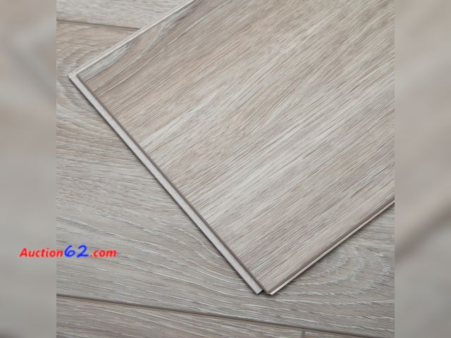 Lot 44-923 - Ends of boards are chipped. Diflart Waterproof SPC Flooring Click Lock, 48x6 Inch, 5mm Rigid Core Luxury Vinyl Plank, Cantha Oak Wood Look F...