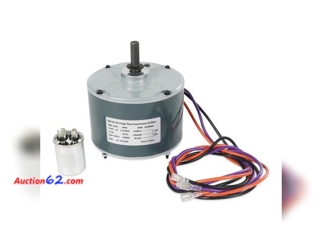 Lot 44-229m - $108.97 Retail price - RALBDX 68J97 1/6 HP Condenser Fan Motor Compatible with Lennox See All Photo's Appears New, A basic inspection has be...