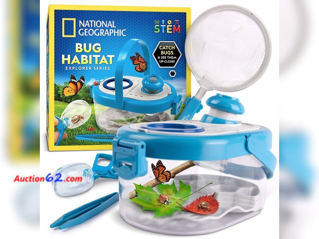 Lot 44-5611M - National Geographic Bug Catcher Kit and Outdoor Insect Habitat for Kids Appears New, A basic inspection has been given to this item. Sold AS...